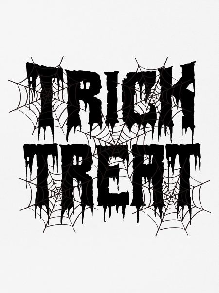 Trick Treat, Halloween.