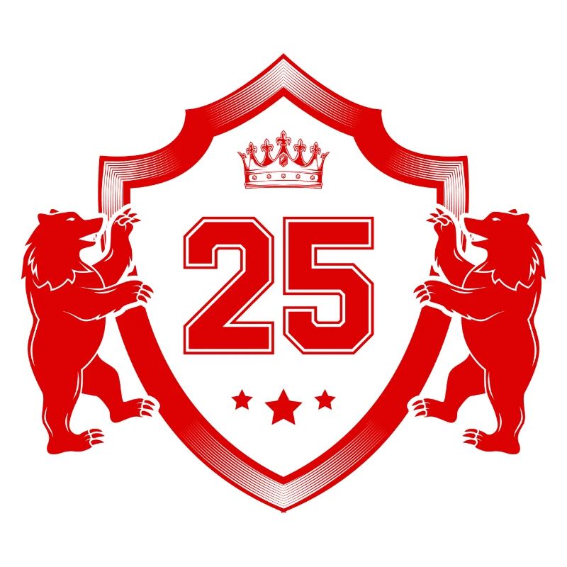 25 Zahl Wappen