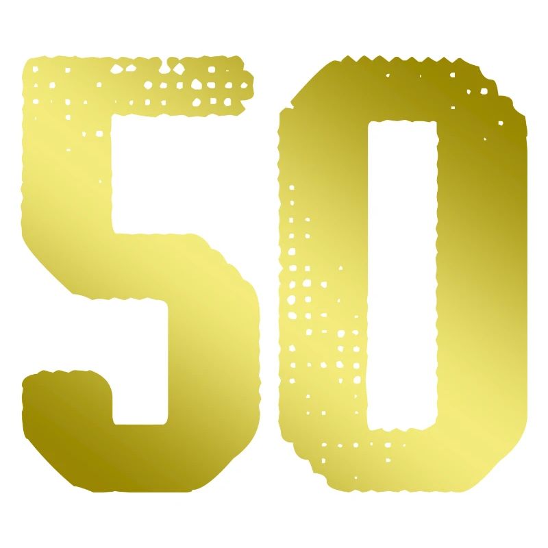 50 Zahl Trikot