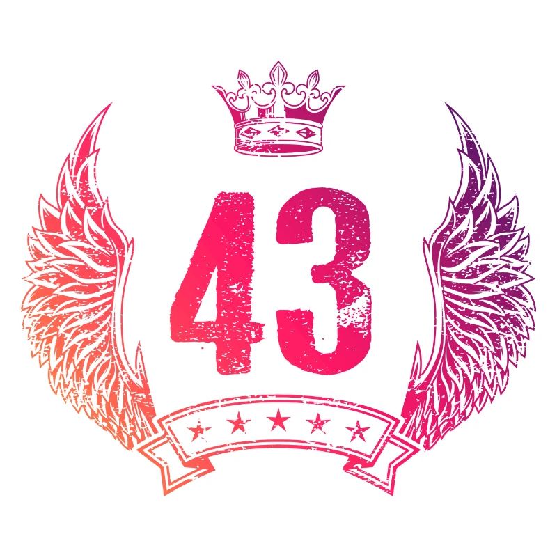 43 Zahl Krone
