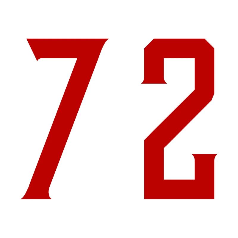 72 Zahl Symbol