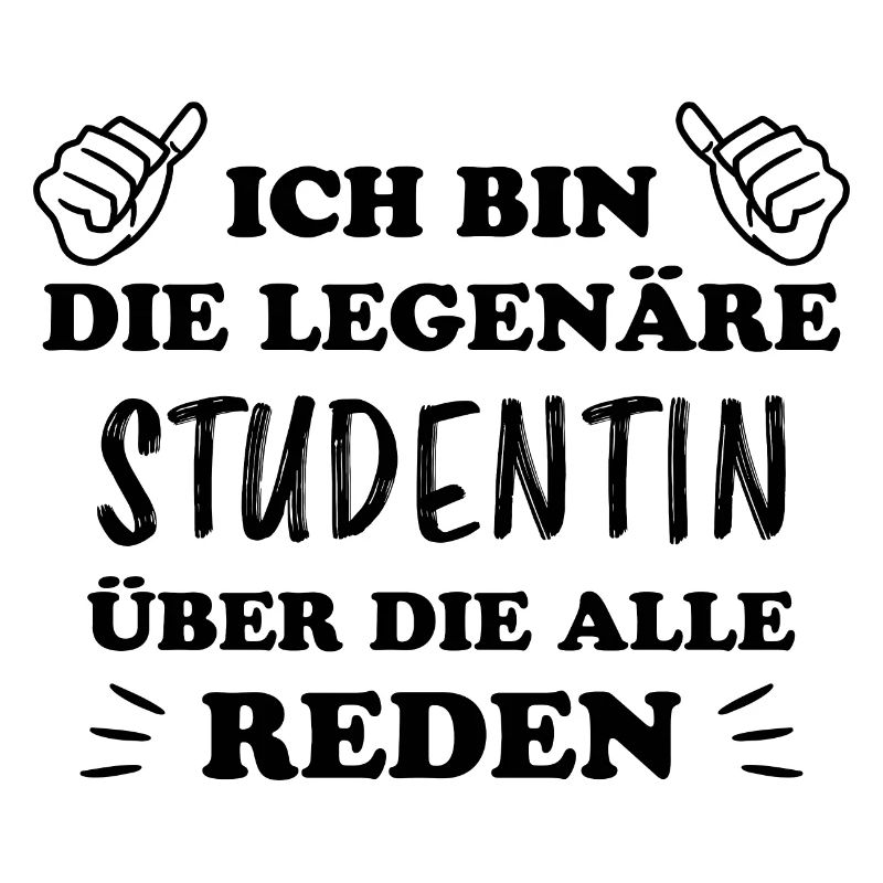 Studentin Spruch Universität Studentin Geschenk