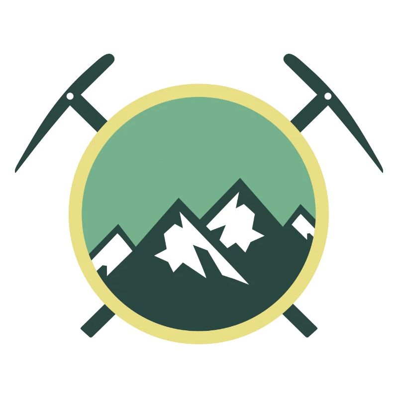 Bergsteigen Berge Logo