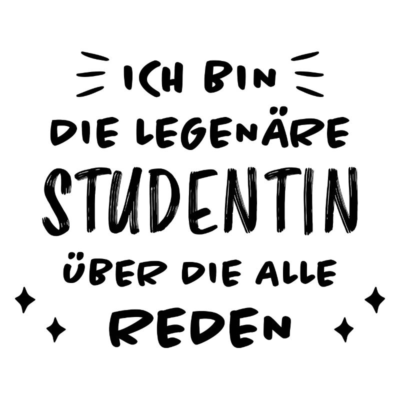 Studentin Spruch Universität Studentin Geschenk