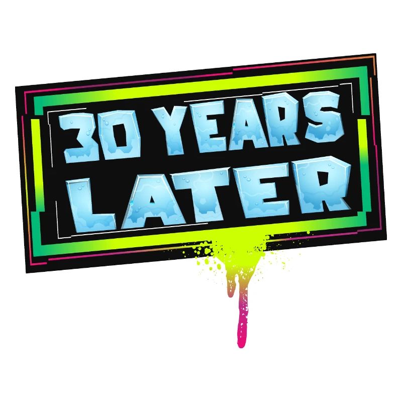 30 years later Geburtstag Geschenk