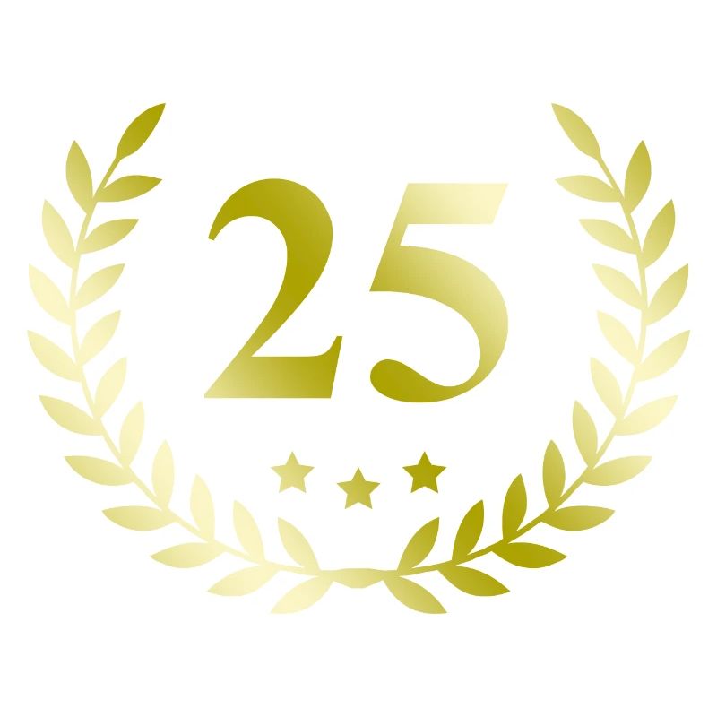 25 Zahl Kranz