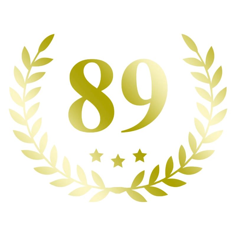 89 Zahl Kranz