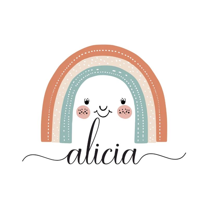 Alicia! Regenbogen, personalisierbar