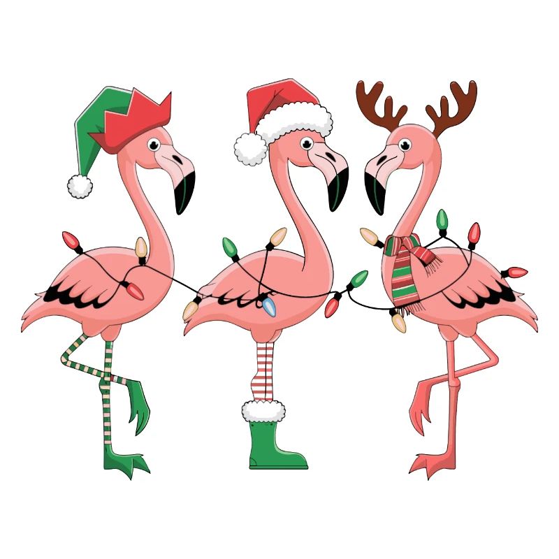 Flamingo Weihnachten