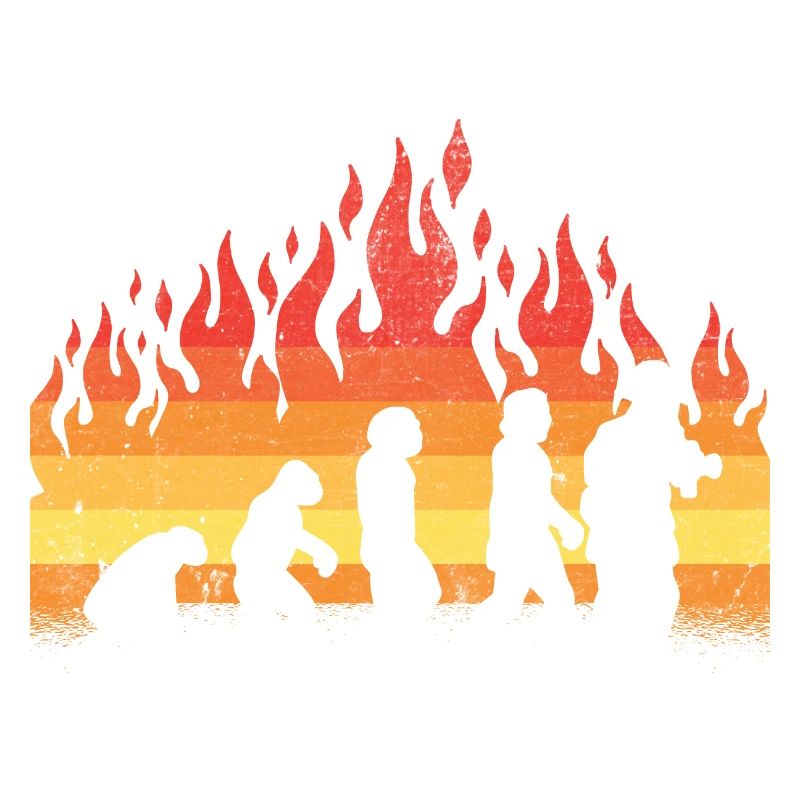 Evolution Pompier Rétro Métier de Pompier