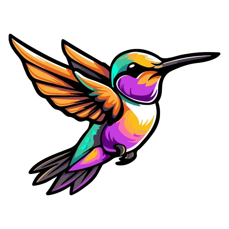 Kolibri Vogel Comic