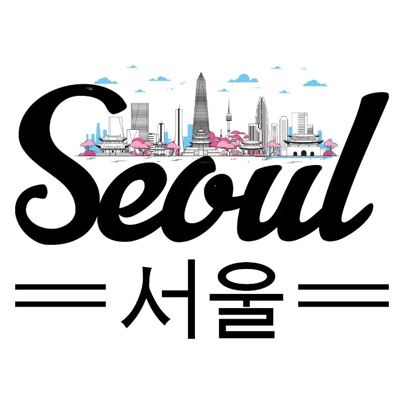 Séoul Corée Corée Corée Ville coréenne K-Pop