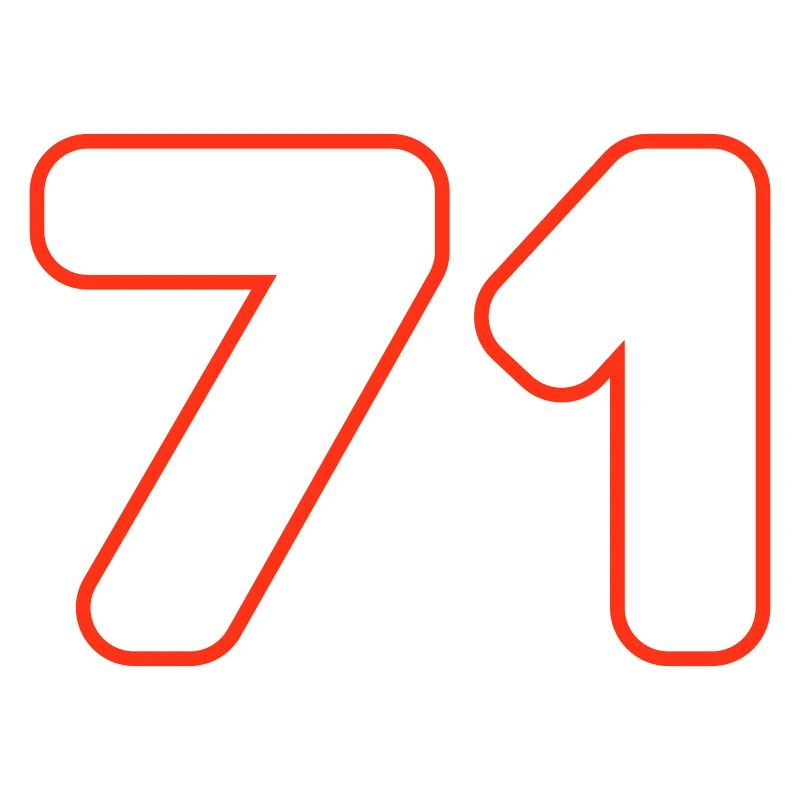 71 Zahl Symbol