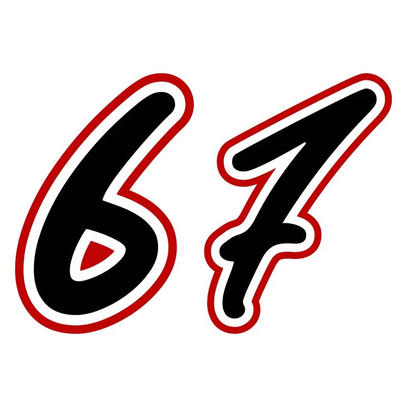 67 Zahl Symbol