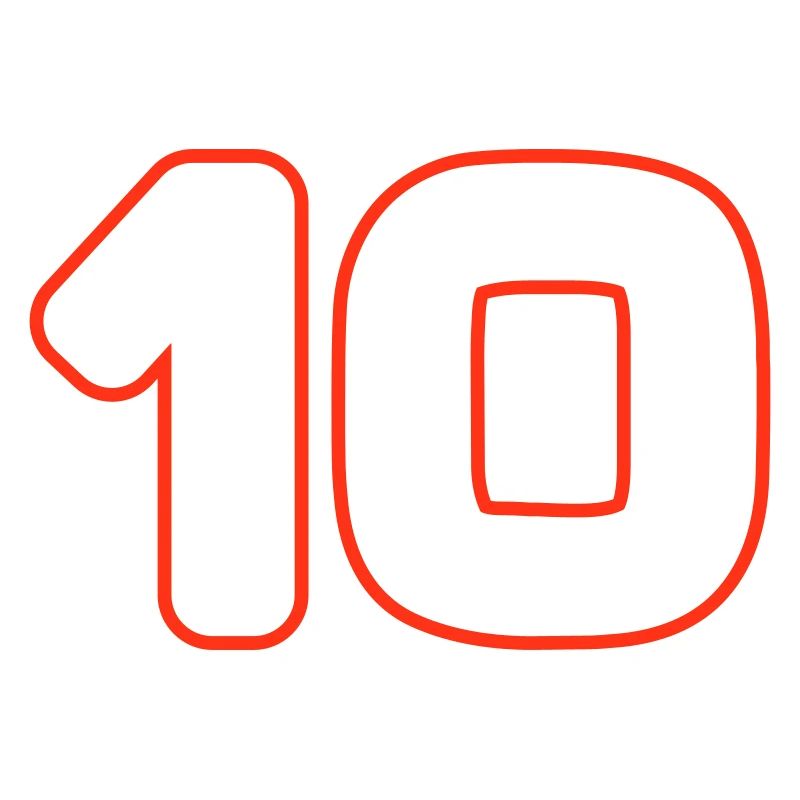 10 Zahl symbol