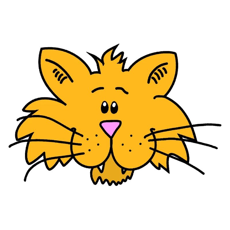 Löwe Comic Niedlich