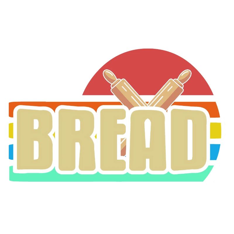 Retro Vintage Awesome Bread Baking Designs Present