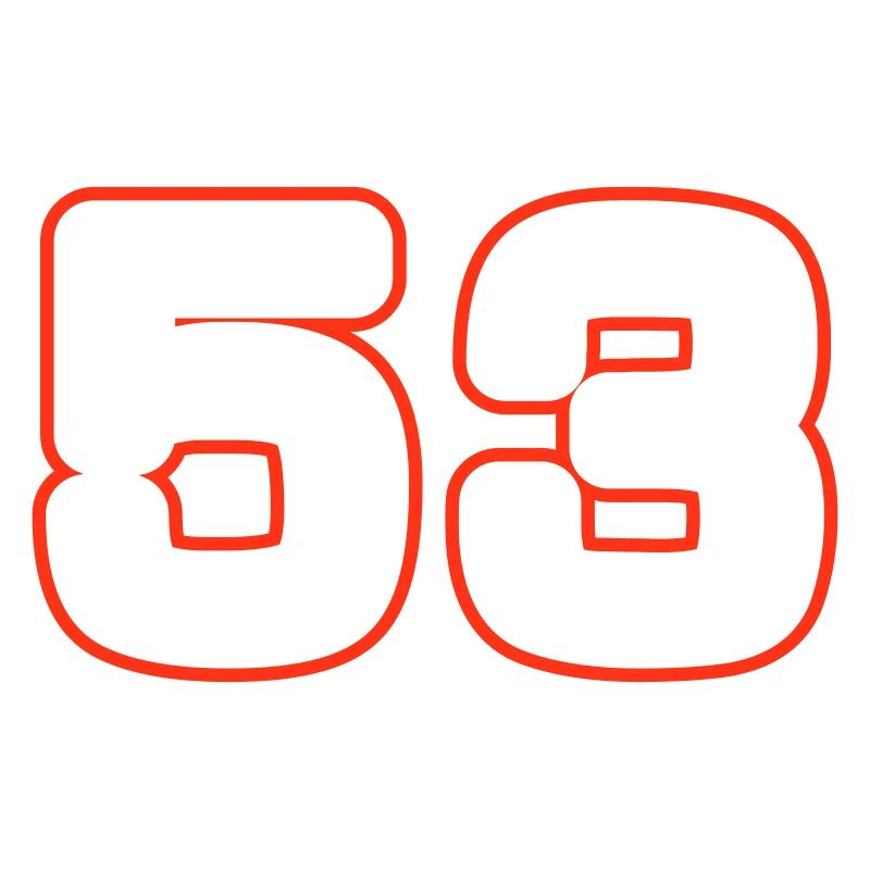 53 Zahl Symbol