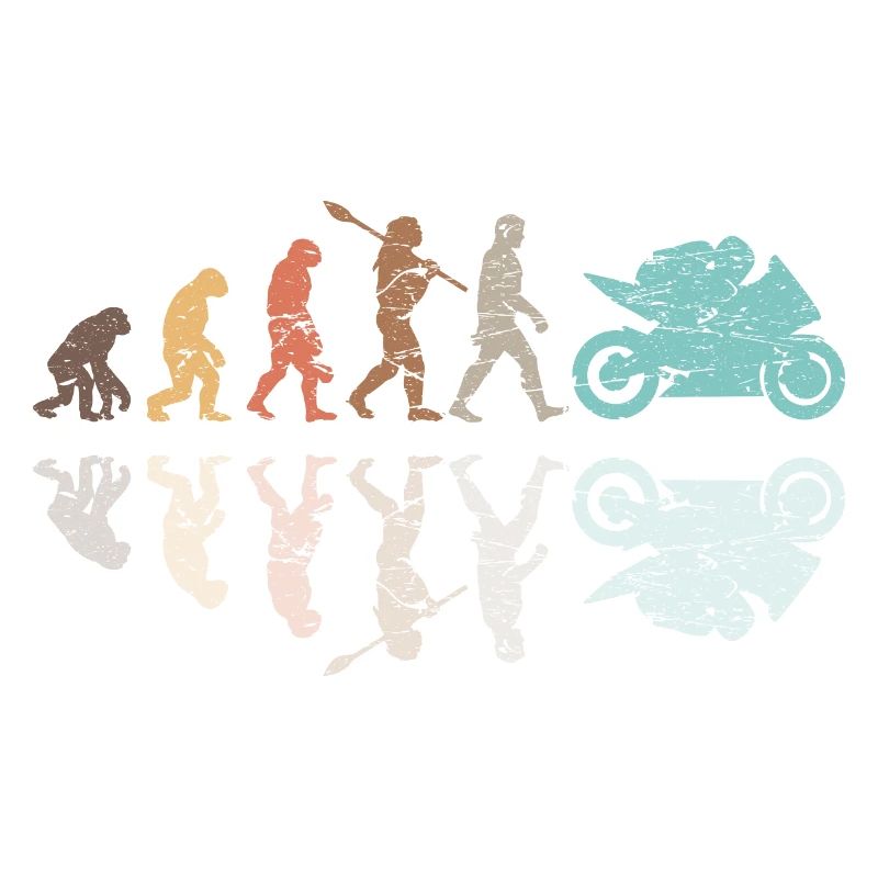 Motorcycle Evolution Vintage Shadow Biker