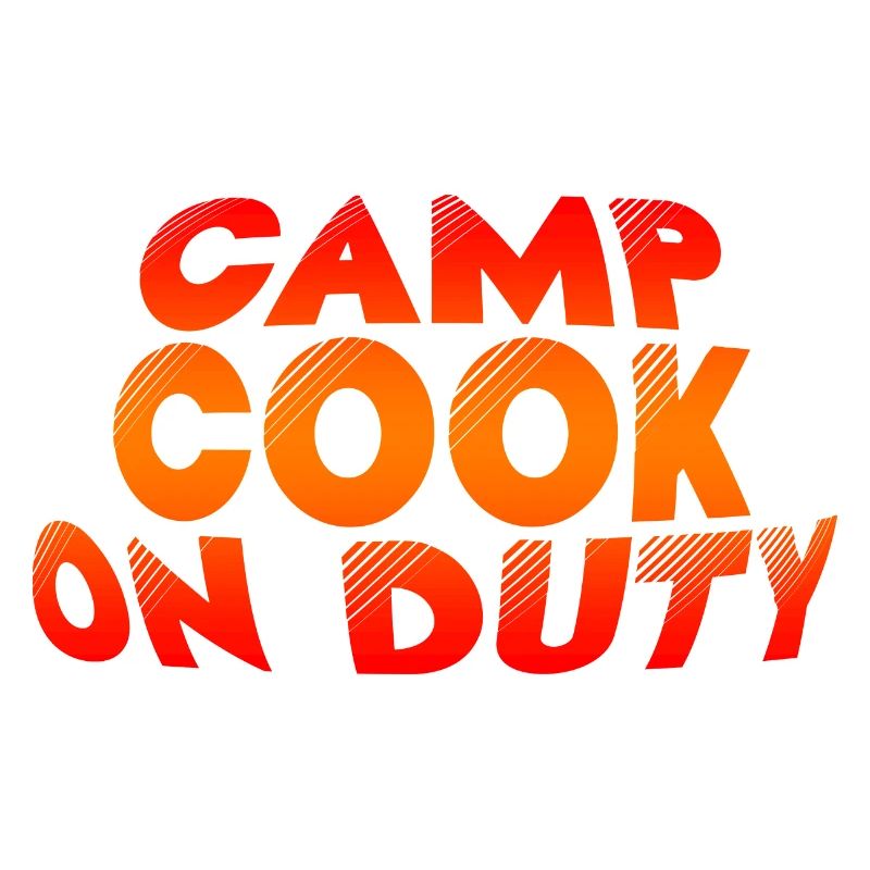 Cuisinier de camp en service
