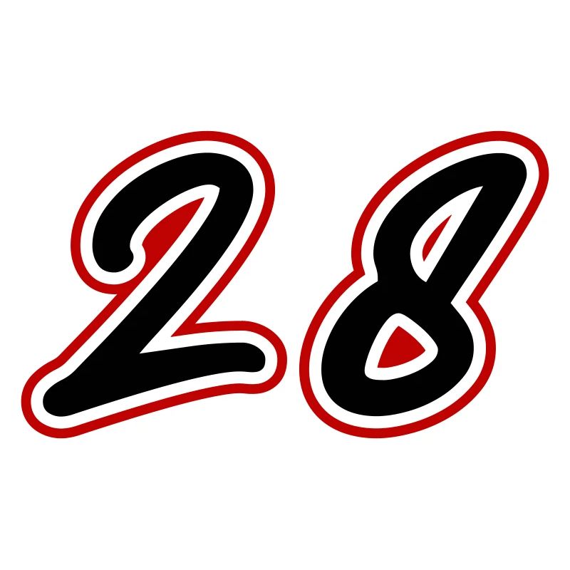 28 Zahl symbol