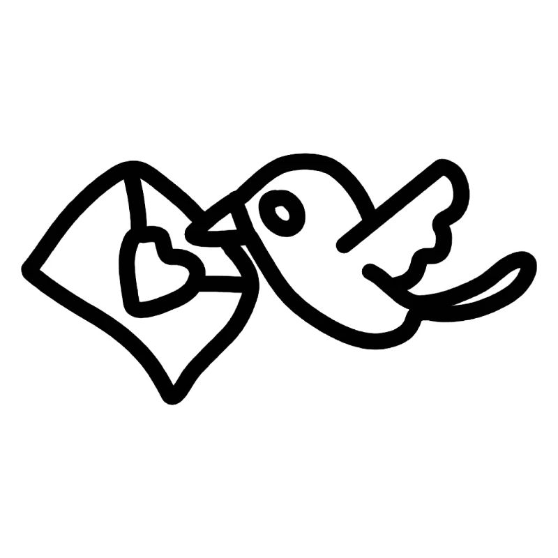 Liebes Brief Vogel