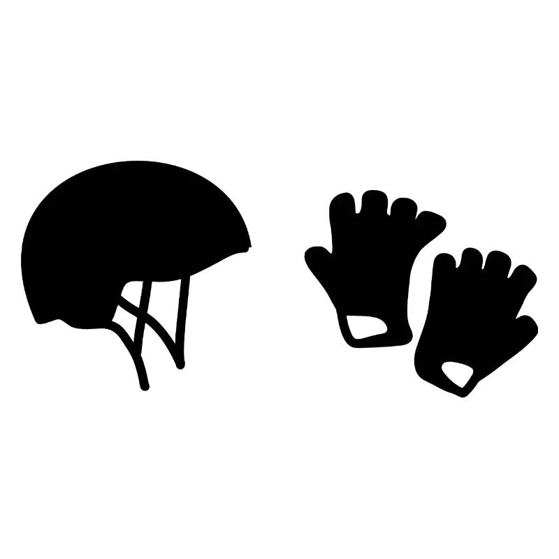 Fahrrad Helm Handschuhe
