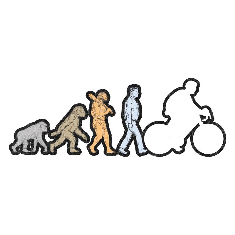 Vélo Evolution Blanc Grunge