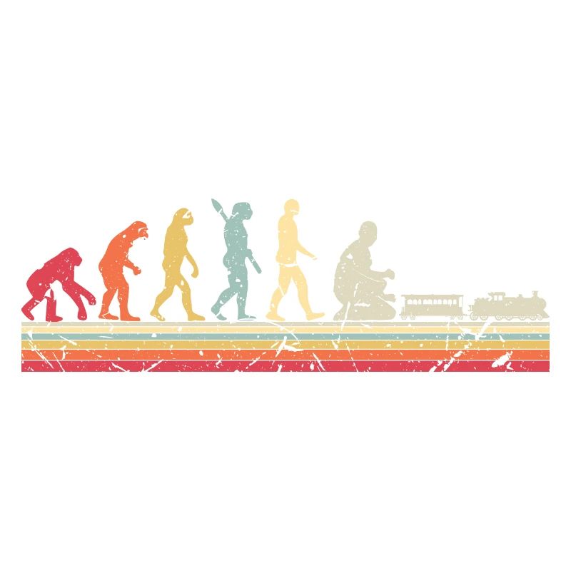 Evolution of Human Train Model Railway