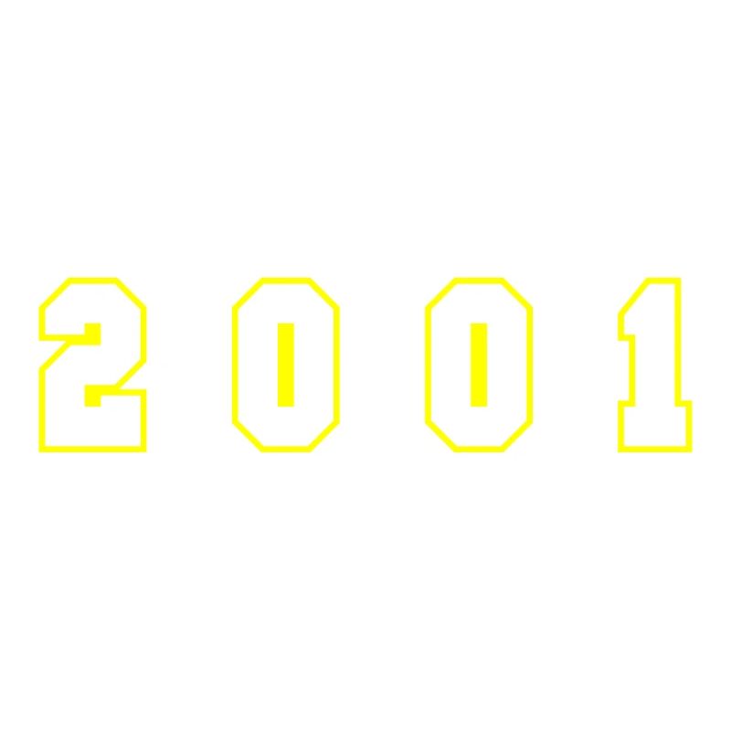 2001 Jahr Zahl