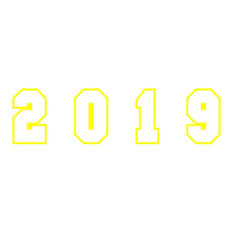 2019 Jahr Zahl