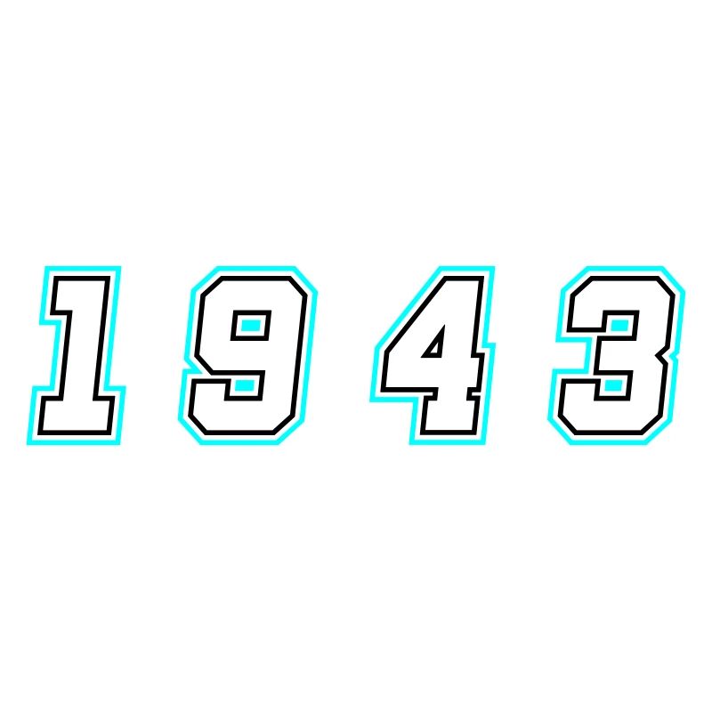 1943 Jahr Zahl