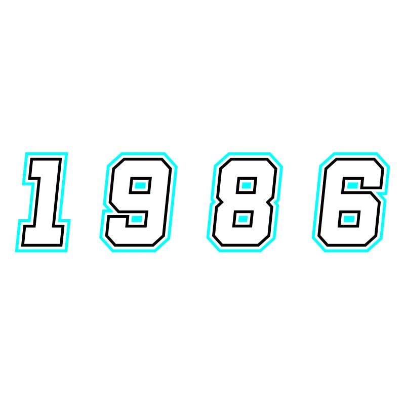 1986 Jahr Zahl