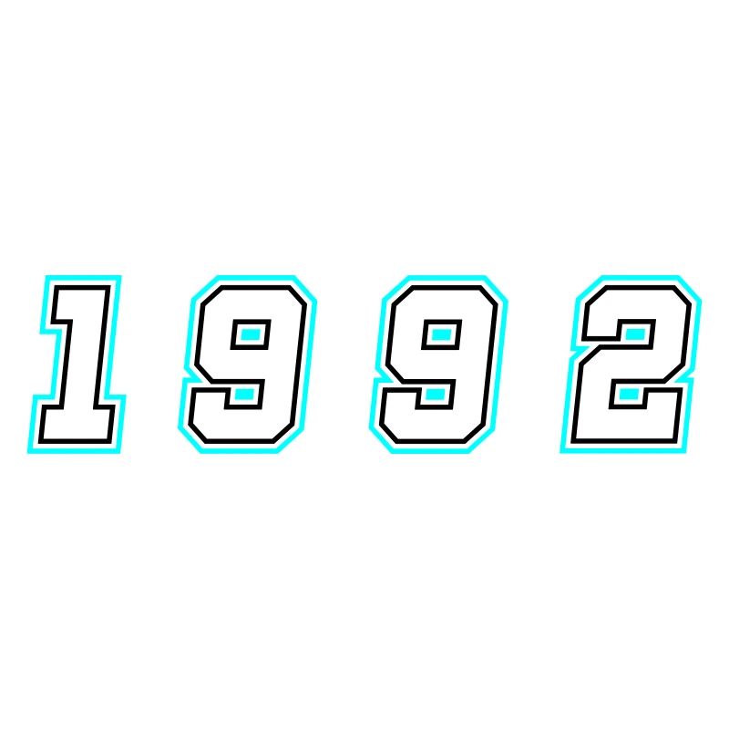 1992 Jahr Zahl