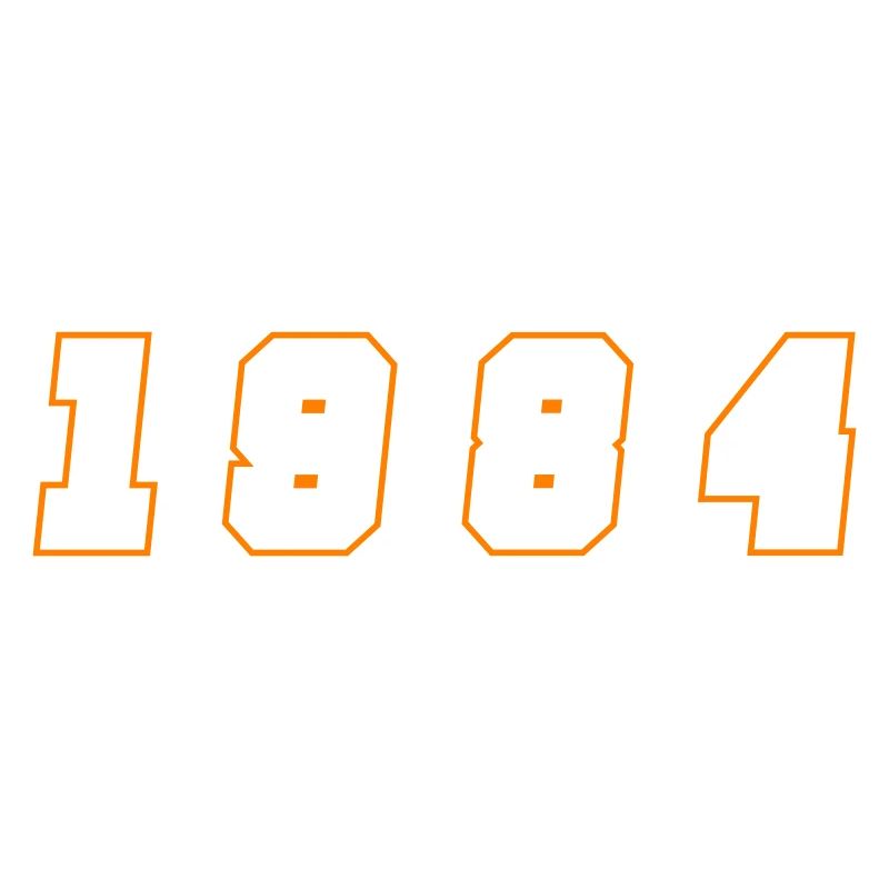 1984 Jahr Zahl