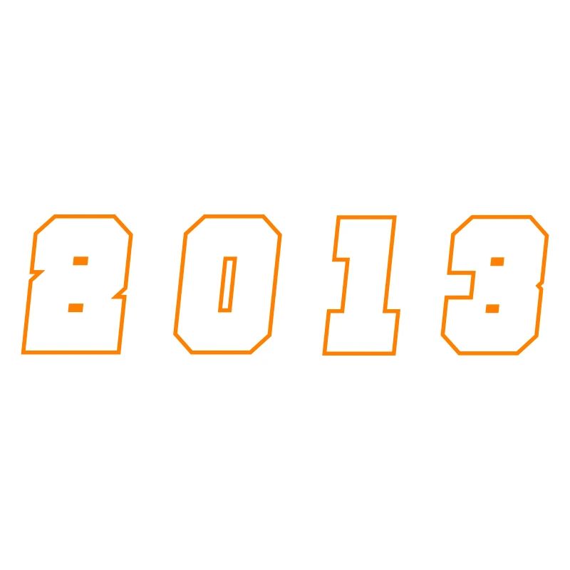 2013 Jahr Zahl