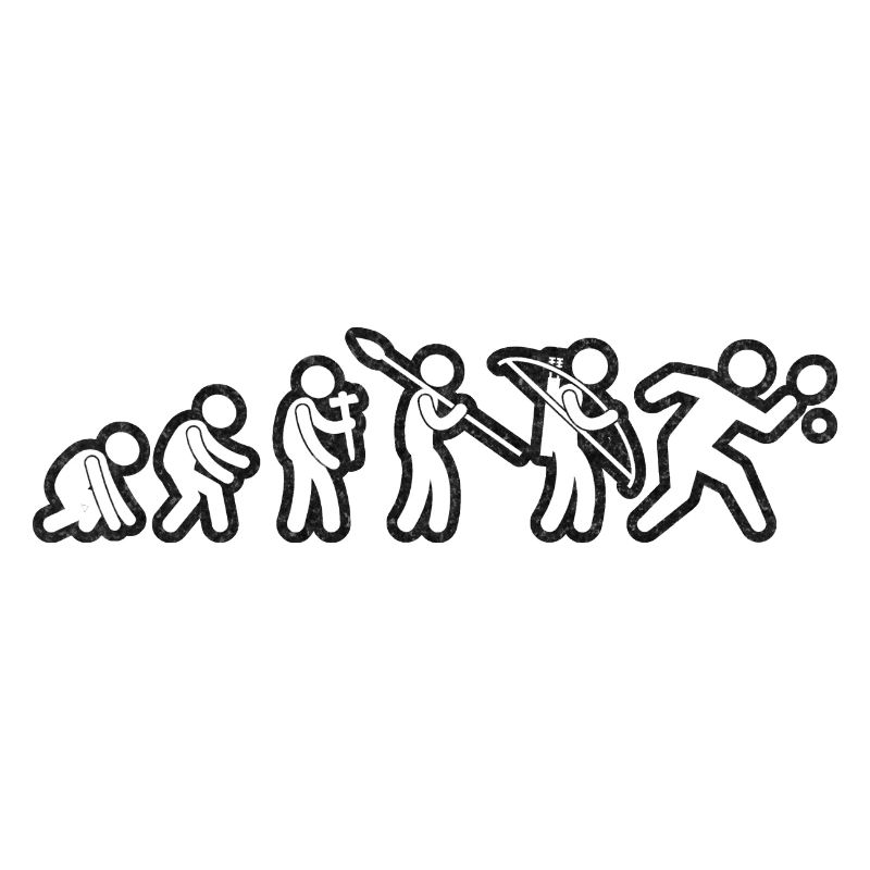 Evolution Table Tennis White Grunge