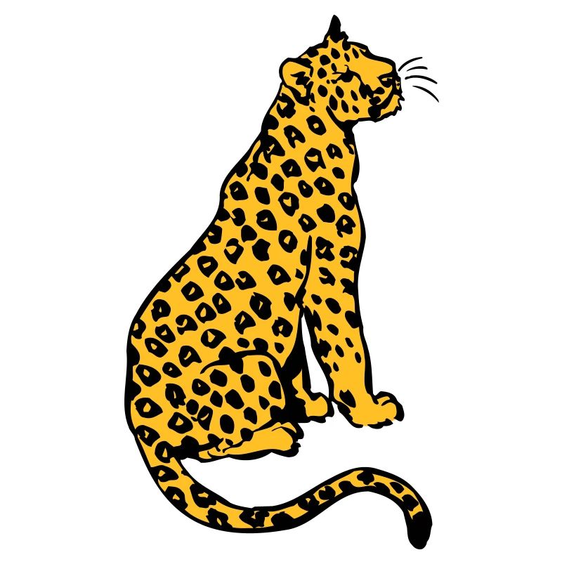 Sitzende Leopard von Cheerful Madness!!