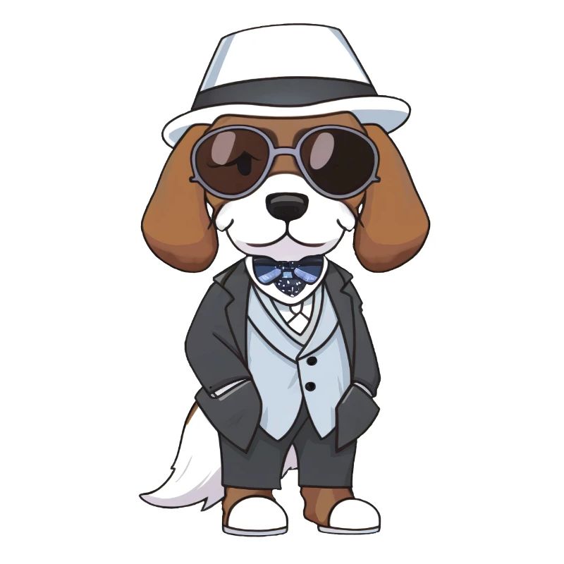 beagle hut brille
