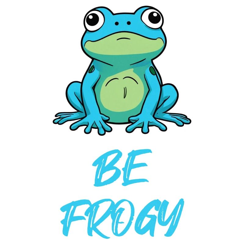 Frosch Blau