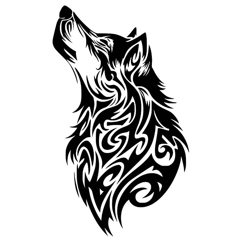 Wolf Tribal Tattoo