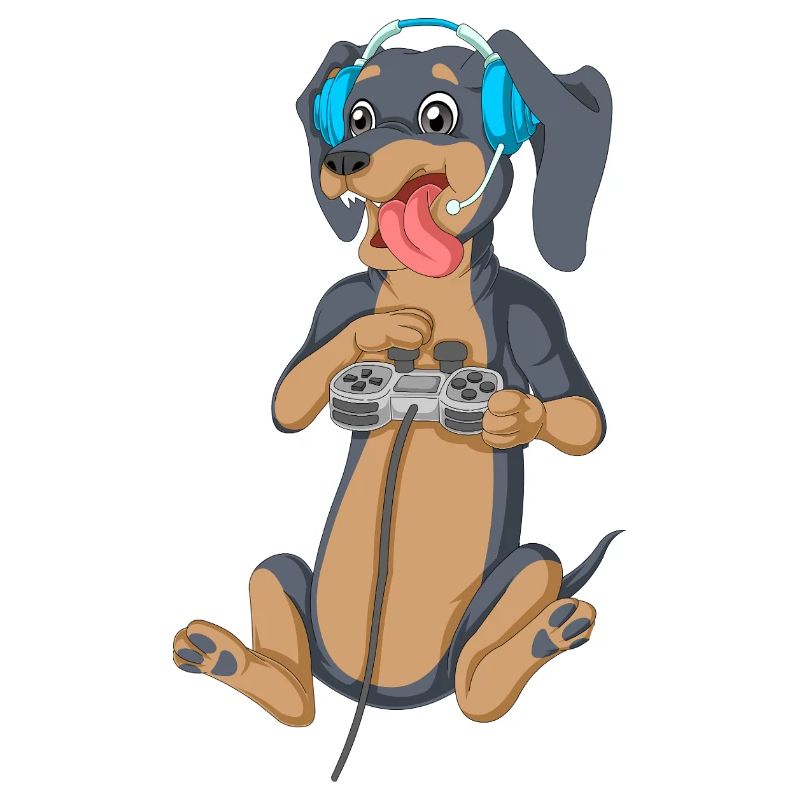 Dackel Gamer T-Shirt