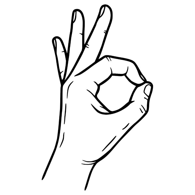 OK Handzeichen – Perfect Symbol