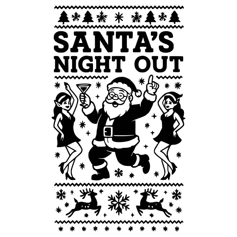 Weihnachtsmann Feier Party