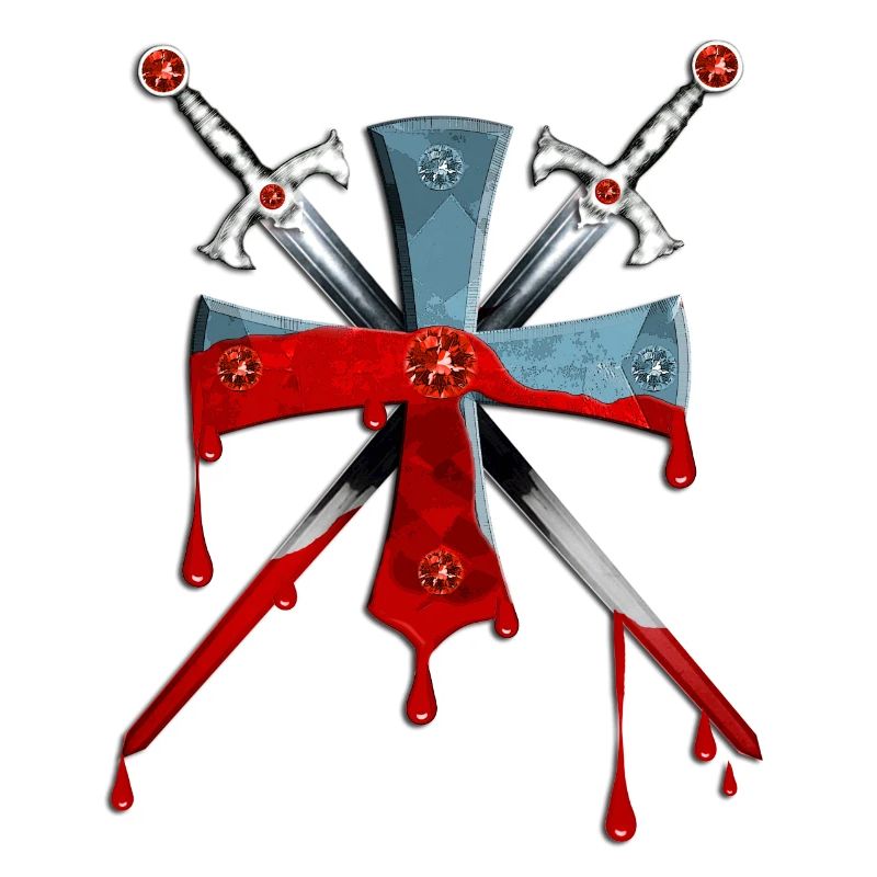 Ritter Kreuz / Kreuzritter / Schwerter