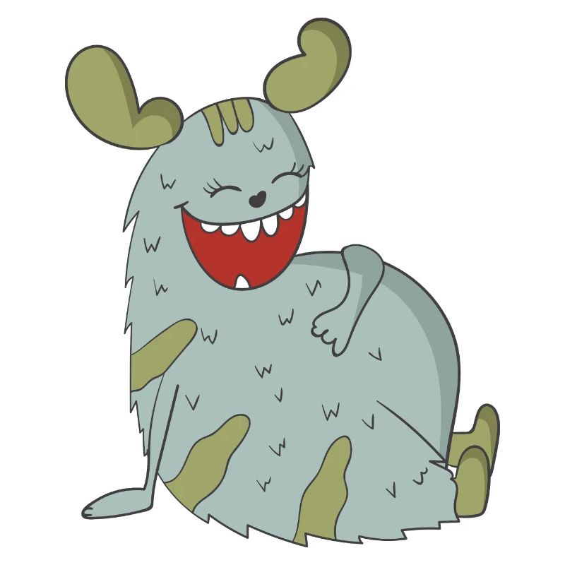 Lachendes Monster