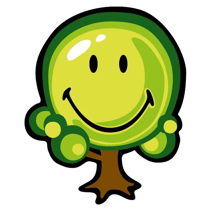 Smiley Oak Tree