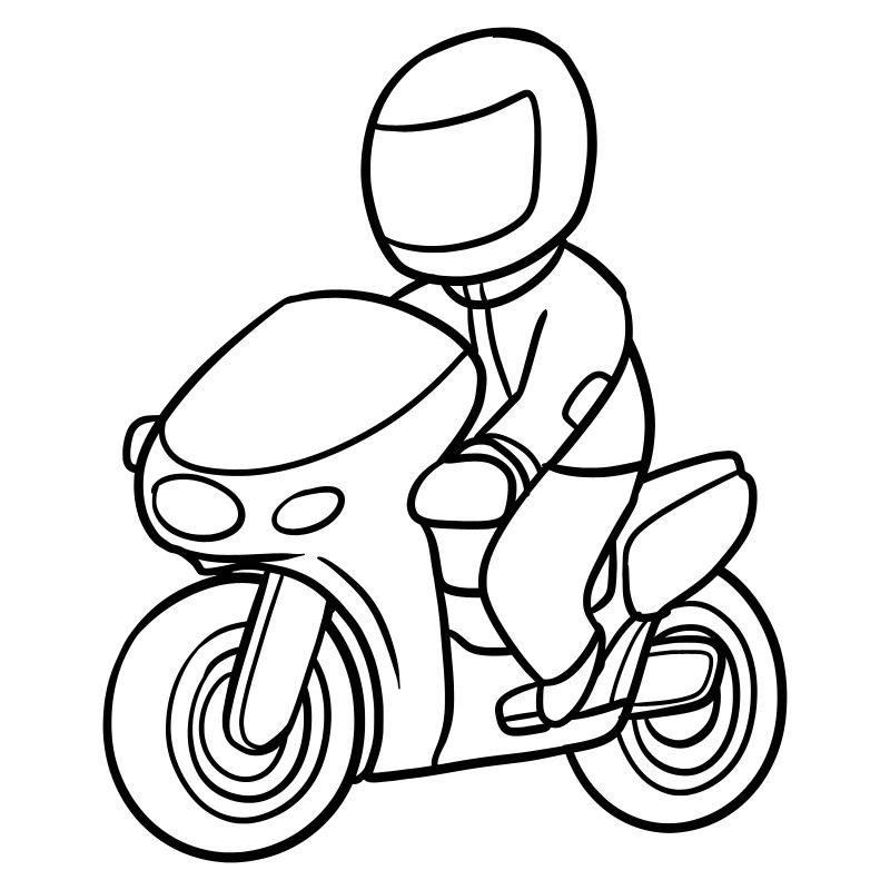 Motorradfahrer