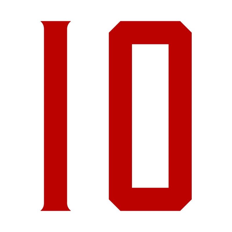 10 Zahl symbol