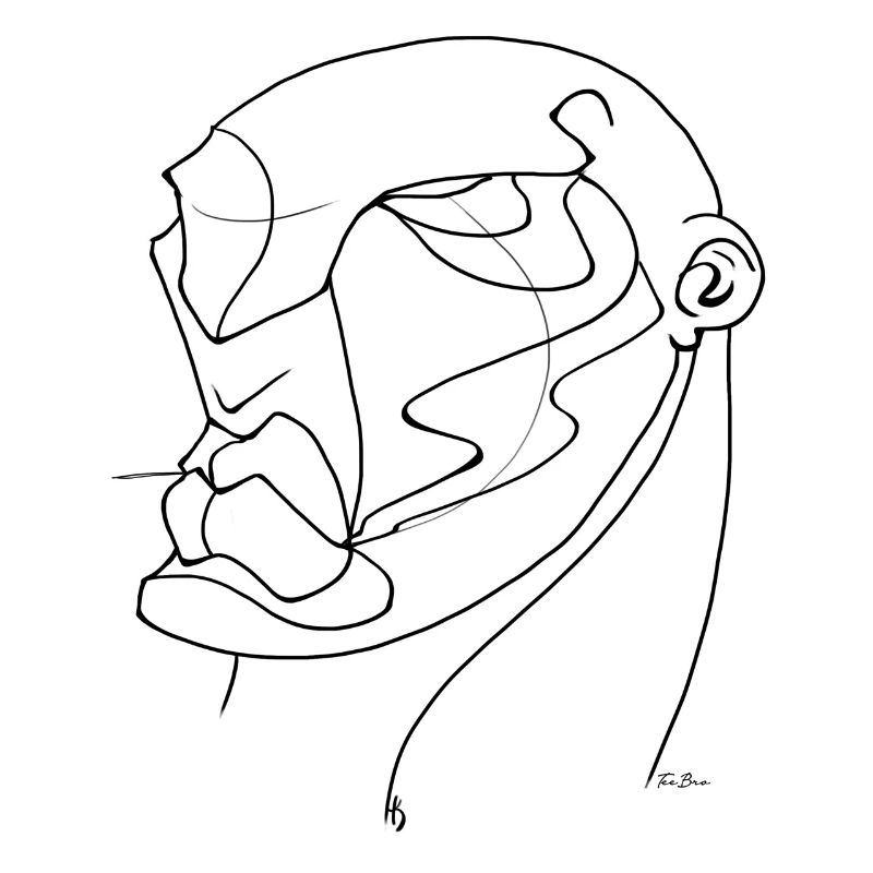 line face-t bro